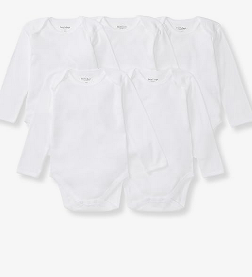 5-pack rlong sleeve bodysuits
